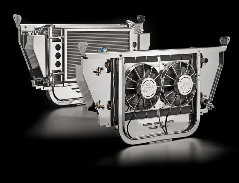 Be Cool 83663 57 Chevrolet Extreme Modules With Core Support And Air Conditioning For Ls Swap 700 Horsepower Module Automatic Be Cool Radiator 1