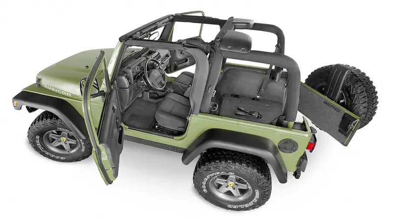 Bedrug Btjl18R2 Custom-Fit Bedliner Kit – 4-Piece Rear System For 2018+ Jeep Jl Two-Door 1