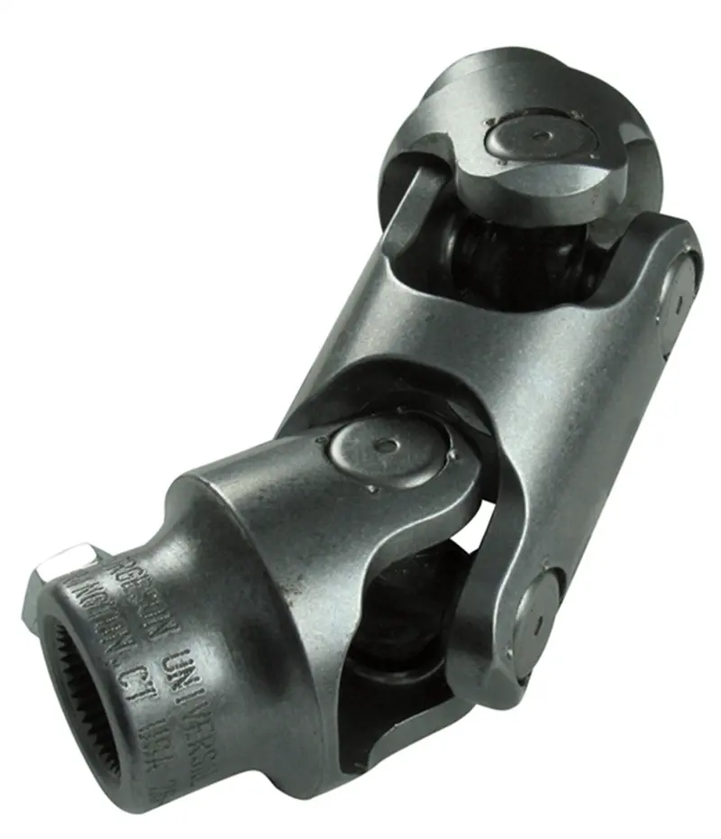 Borgeson 023452 Double-Ended Steering U-Joint – 3/4"-36 Spline To 1" Double-D Shaft Coupler 1