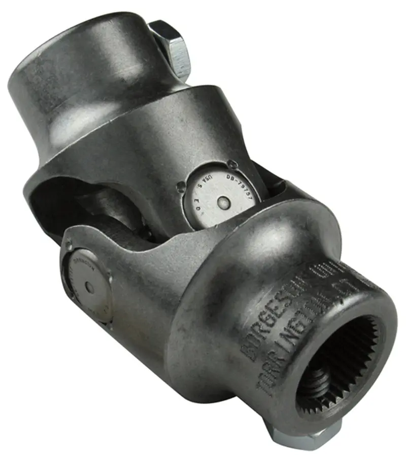 Borgeson 1-Inch Double-D To 5/8-Inch Smooth-Bore Steel Steering U-Joint 1