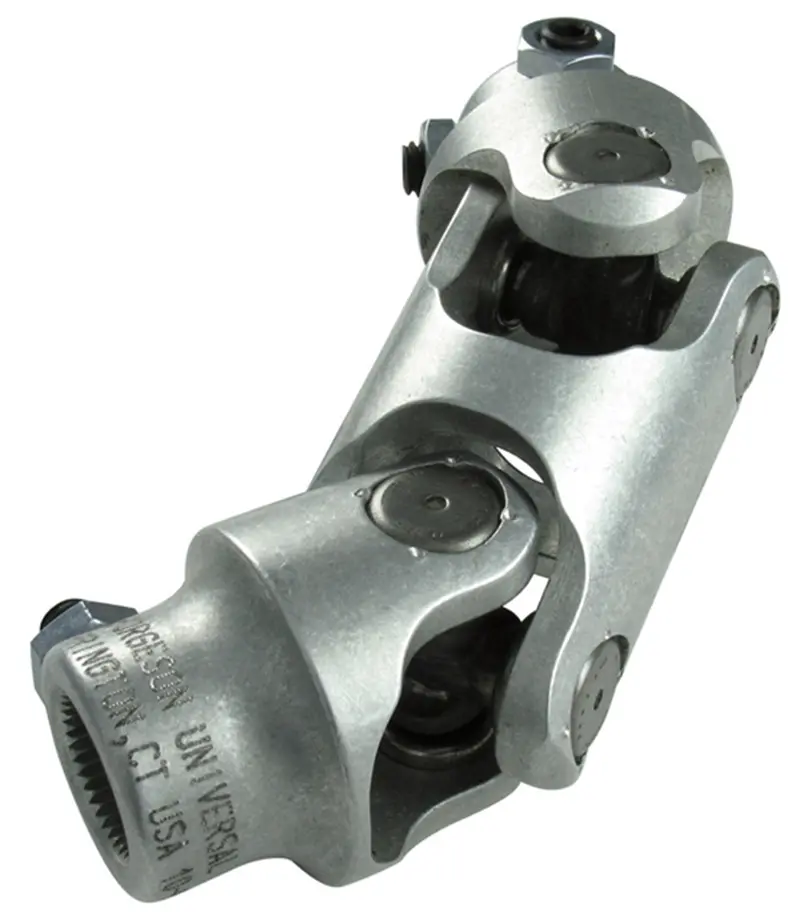 Borgeson 224949 Double U-Joint Steering Coupler – Aluminum Construction, 3/4" Double-D Shaft Ends 1