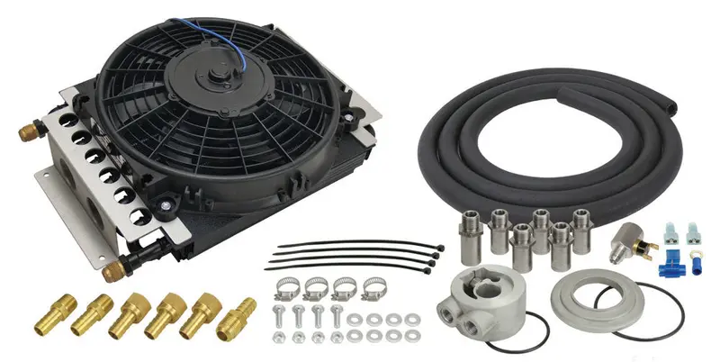 Derale 15500 Electra-Cool Engine Oil Cooler Kit With -8 An Fittings 1