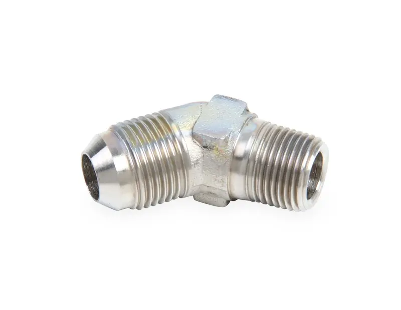 Earl’S Stainless Steel 45° An-To-Npt Adapter Elbow – Reliable Fluid Connection 1