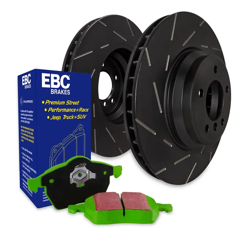 Ebc S2 Brake Kit – Greenstuff 6000 Pads With Usr Series Slotted Rotors 1