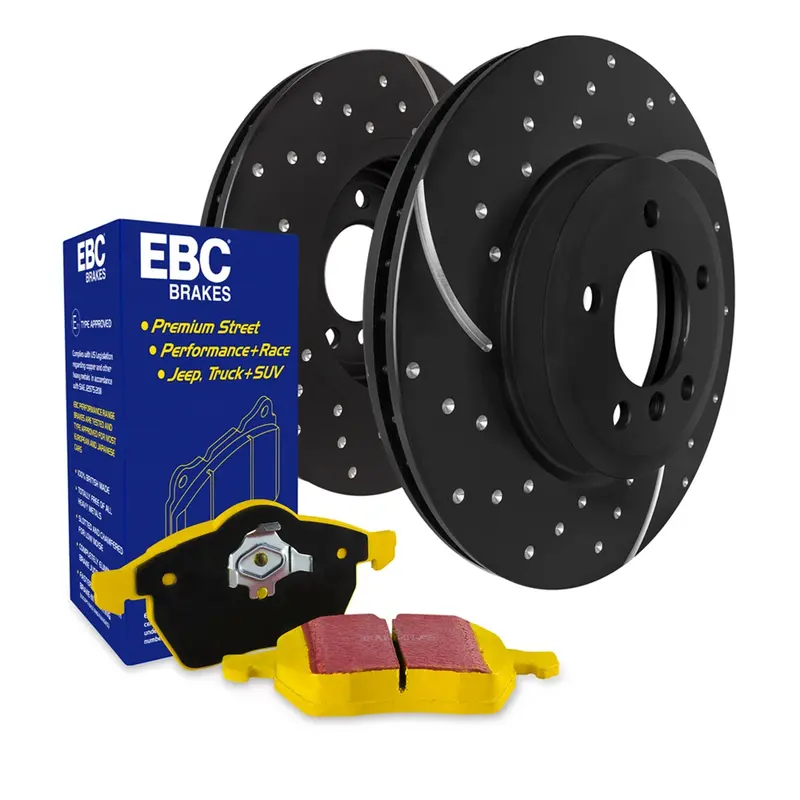 Ebc S5Kr1768 Brake Kit – Yellowstuff Pads Paired With Gd Series Drilled & Slotted Rotors 1