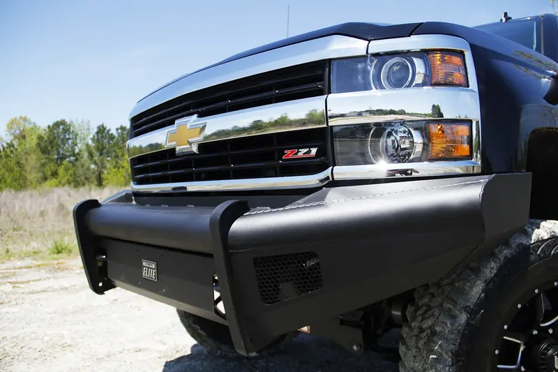 Fab Fours Elite Ranch-Style Front Bumper – Heavy-Duty Steel 1