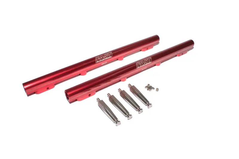 Fast Billet Fuel Rail Kit – Efi-Compatible, 4150 Flange, Designed For Small-Block Ford & Windsor Manifolds 1