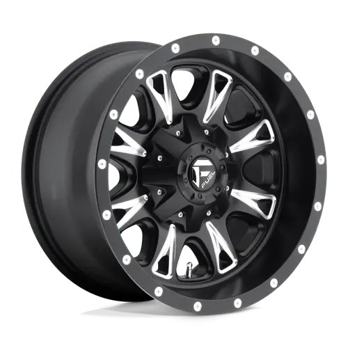 Fuel D51318008245 18X10 Off-Road Wheel – 8X6.5, Matte Black With Military Finish 1