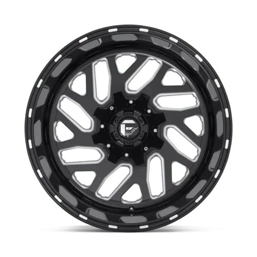 Fuel D58122008247 D581 Monster Truck Wheel — 22×10, 8×6.5 Bolt Pattern, Gloss Black/Machined, -18Mm Offset 1