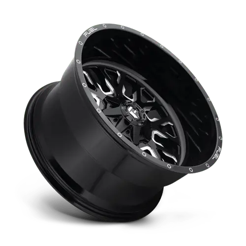Fuel D6112270A544 22X7 Inch Off-Road Wheel – 4X156 Bolt Pattern, Gloss Black With Machined Lip 1