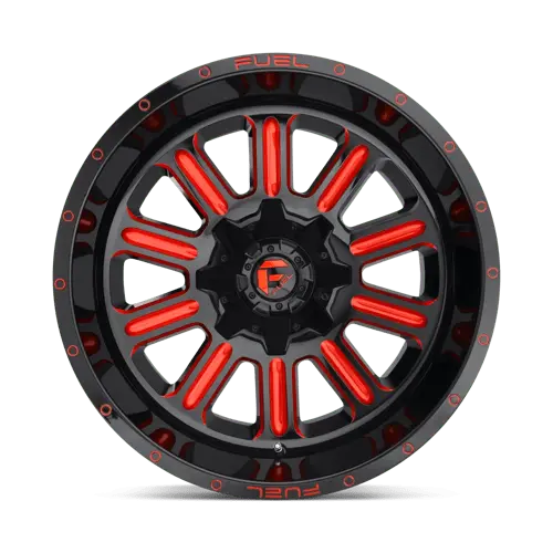 Fuel D62120906957 Alloy Wheel – 20×9", 6×120Mm, +19Mm Offset, Gloss Black With Rotec Machining 1