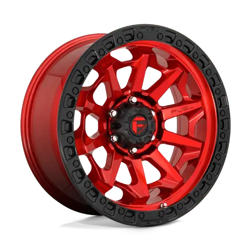 Fuel D695 18X9 Inch Off-Road Wheel – 6X5.5 Bolt Pattern, -12Mm Offset, Gloss Red/Black 1