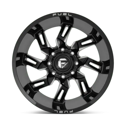 Fuel D747 20X9 Matte Black Off-Road Wheel With Machined Lip 1