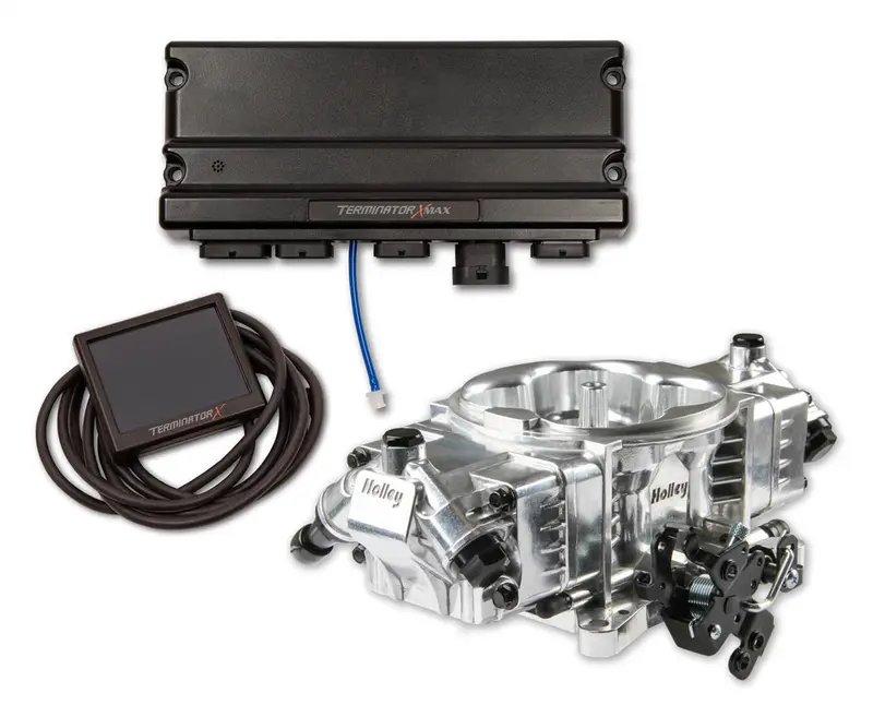 Holley Efi 550-1011 Terminator X Max Stealth System – Plug-And-Play 4150-Throttle-Body Ecu With Integrated Sensors 1