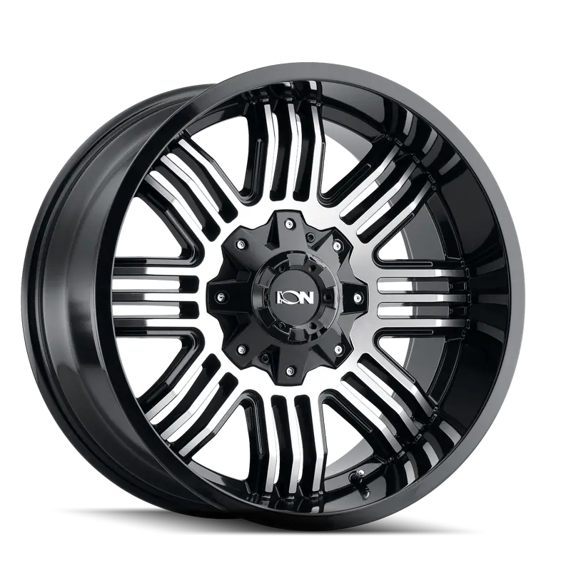 Ion 144-2970B18 Forged Alloy Wheel – 20X9 Inch, 8X170Mm, Black/Machined Face, +18Mm Offset 1