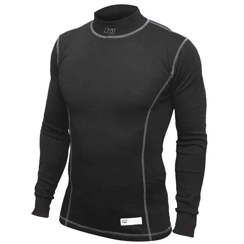 K1 Racegear Precision Undershirt – Black, Large, 26-Pls-N-L Moisture-Wicking Base Layer 1