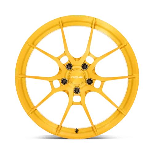 Niche Mono T112 Gold Alloy Wheel – 20X9", 5X112Mm, +25Mm Offset, M112 Center Bore 1