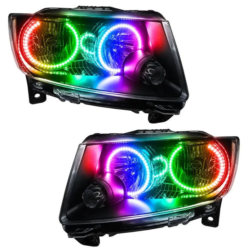 Oracle Lighting 7070-334 Colorshift Led Headlights – Pre-Wired Smd Assemblies, Chrome Bezel, Non-Hid 1