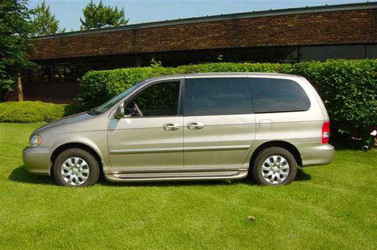 Owens Products Fiberglass Running Boards – Custom Molded For Kia Sedona & Hyundai Entourage 1