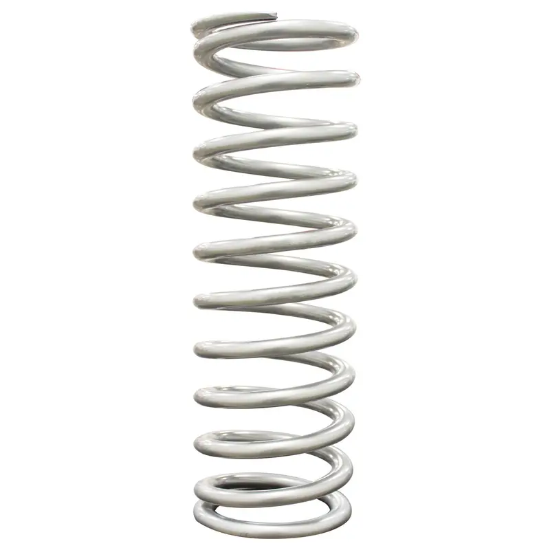 Qa1 14Ht110 High-Travel Chrome-Silicon Coil Spring – 2.5" Id, 14" Length, 110 Lb/In Rate, Silver Powder Coat 1