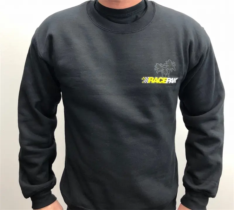Racepak Official Crewneck Sweatshirt – Orange County Palm Tree Design, X-Large Black (880-Pm-Sscp-Xl) 1