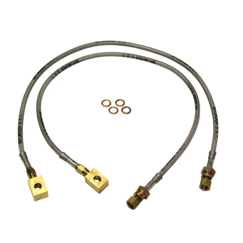 Skyjacker Stainless Steel Front Brake Lines – For 1976–1979 Ford F-250/F-350 Lift Kits 1