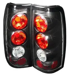 Spyder Euro-Style Black Tail Light Pair – Oem Bulb Compatible 1
