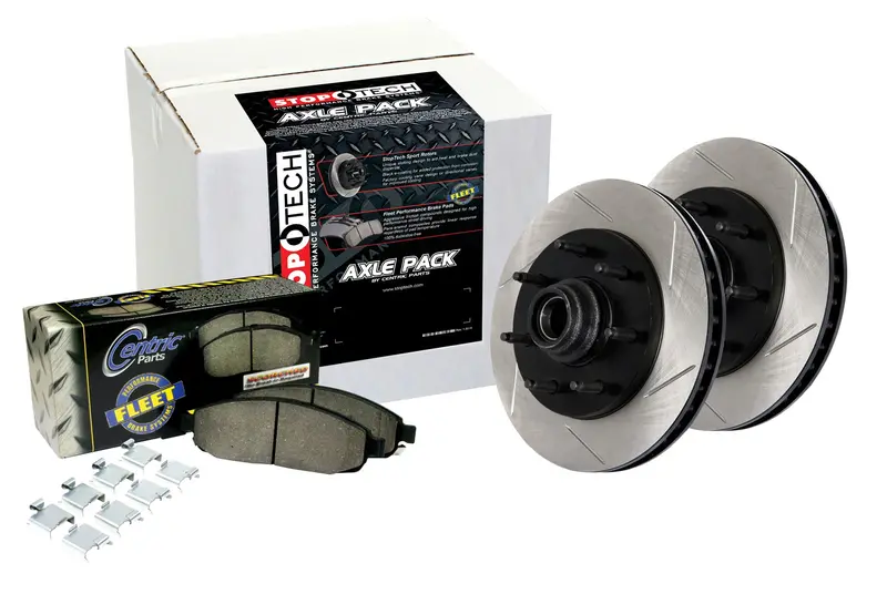Stoptech Truck Front Brake Axle Pack – Slotted Rotors For Enhanced Durability 1