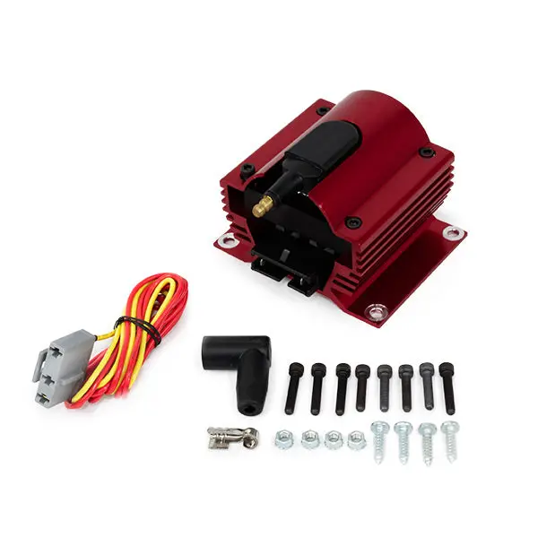 Top Street Performance Jm6930R Red Square E-Core Ignition Coil – 50,000 Volt 1