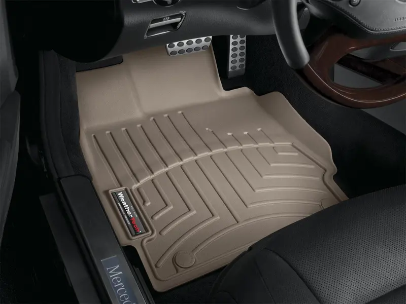 Weathertech 459961 Digitalfit Tan Front Row Floor Liners – Custom Molded For Specific Vehicle Interior Dimensions 1