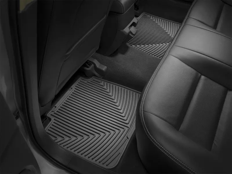Weathertech All-Weather Front Floor Mats – Custom-Fit, Black, Durable Rubber 1