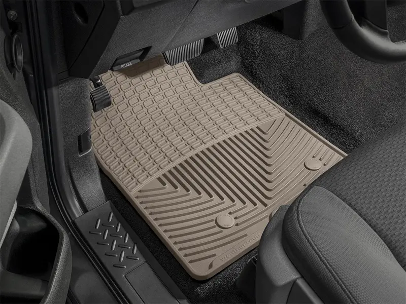 Weathertech All-Weather Front Floor Mats – Tan, Custom Fit For Select Vehicles (Model W46Tn) 1