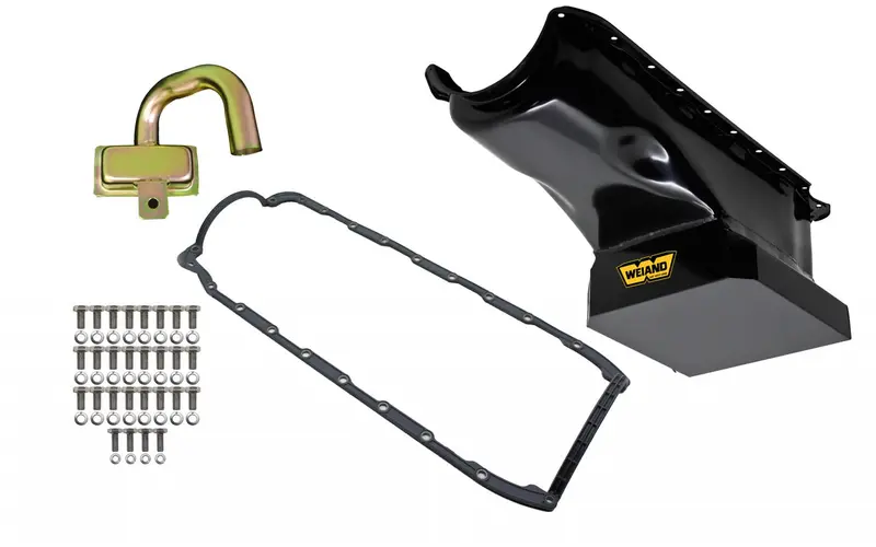 Weiand 5032Wnd Drag Racing Oil Pan Kit – High-Capacity, Low-Profile Sump Assembly 1