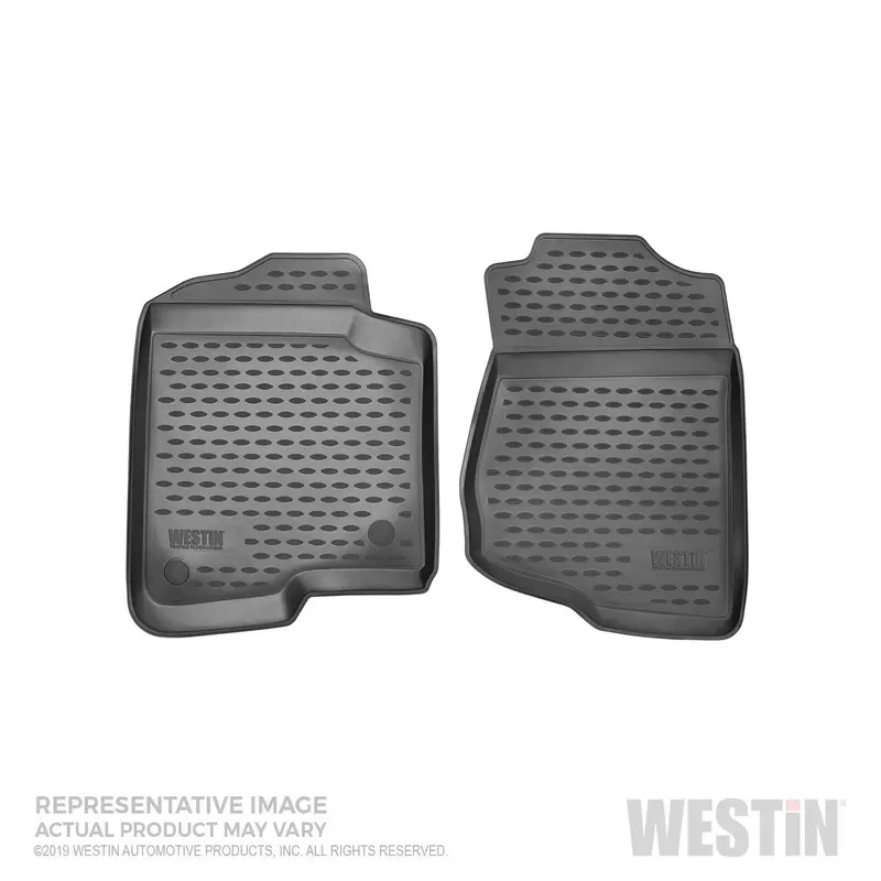 Westin Profile Black Floor Liners – 2-Piece Front-Only Set 1