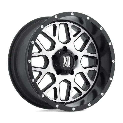 Xd Wheels Xd820 Machined Black Off-Road Wheel – 18X9", 5X5", -12Mm Offset (Xd82089050512Nus) 1